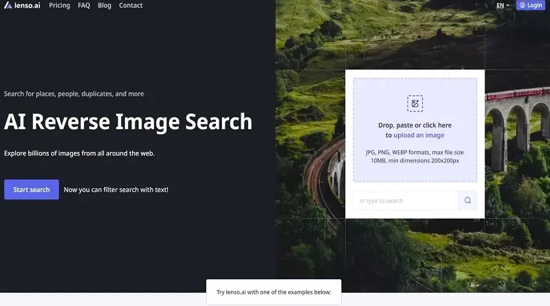 Lenso.ai: Пошук зображень за допомогою штучного інтелекту