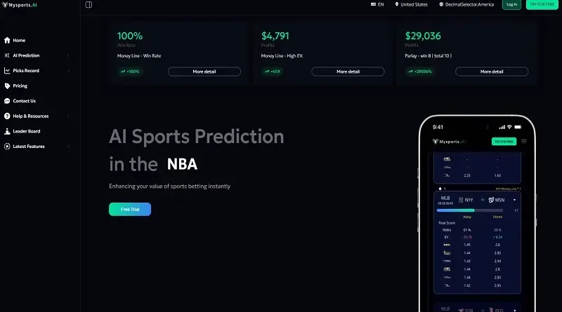 Mysports.AI：借助人工智能进行体育博彩