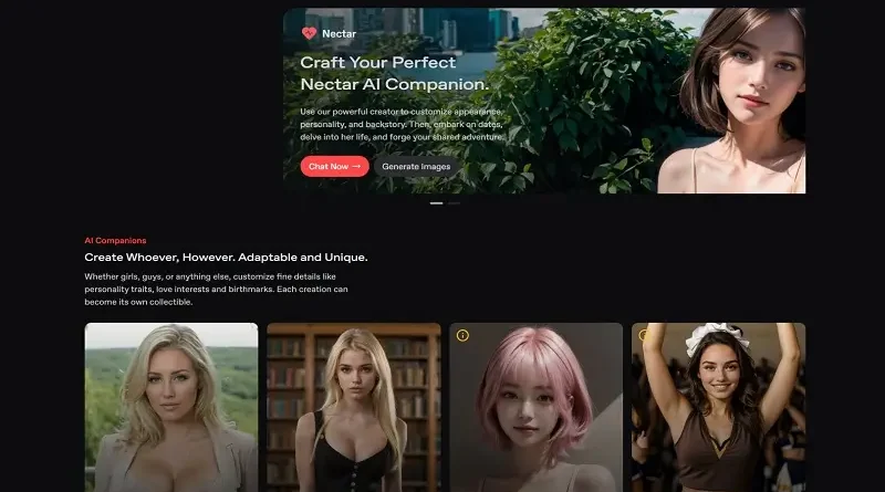 Nectar AI：人工知能で完璧なパートナーを作ろう