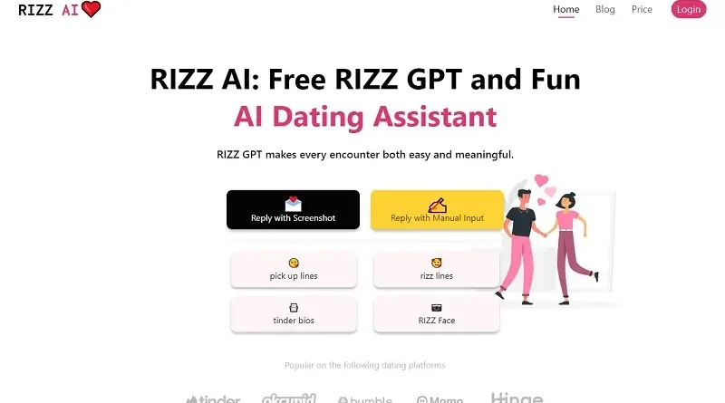 RIZZ AI: Datingassistent med kunstig intelligens