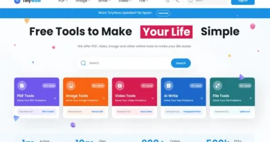 TinyWow: PDF, відео, зображення та інші онлайн-інструменти безкоштовно