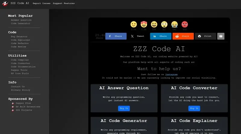 ZZZ Code AI: Платформа для підвищення ефективності та точності кодування