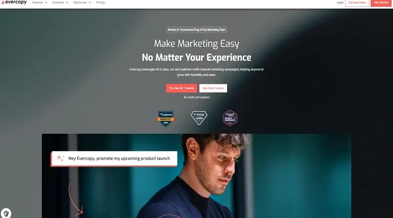 Evercopy AI: Narzędzie do marketingu i tworzenia treści