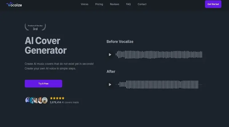 Vocalize.fm: Инструмент за създаване на кавър версии на песни и гласов чейнджър