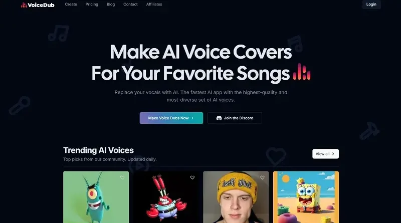 VoiceDub: Заменете вокалите си с изкуствен интелект