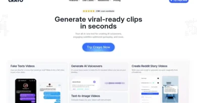 Crayo AI: Ubesværet video oprettelse til populære platforme
